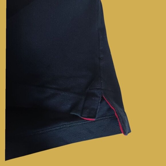 Abercrombie & Fitch Muscle Polo Shirt XL Casual Boy Navy/red XLarge - Picture 8 of 13